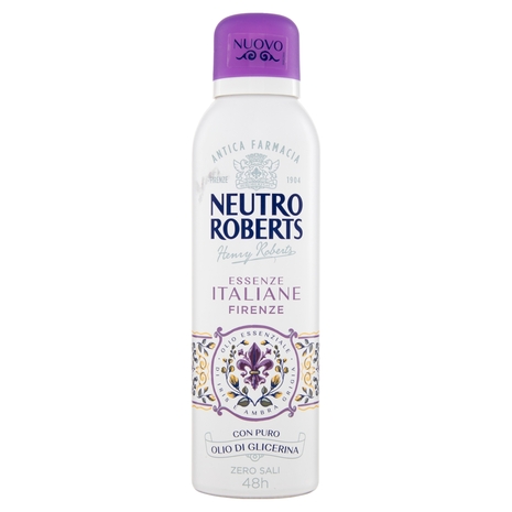 Neutro Roberts Essenze Italiane Firenze Olio Essenziale di Iris e Ambra Grigia 200 ml